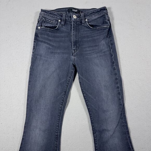 Hudson Jeans Women Size 25 Holly Flare Mid Rise Dark Wash Stretch Denim Disco - Picture 2 of 12